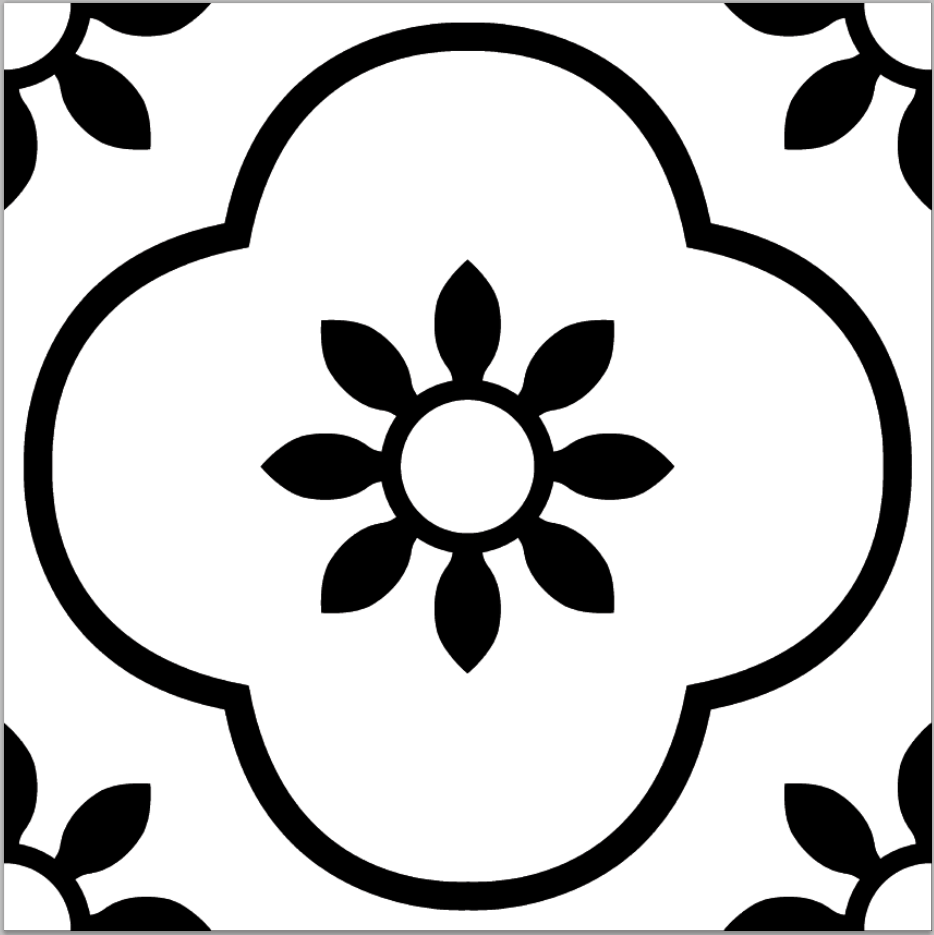 Gạch Bông 300x300 mm Men Matt 3203