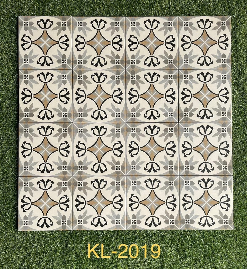 Gạch Bông Lát Nền Kích Thước 200x200 mm mã KL-2019