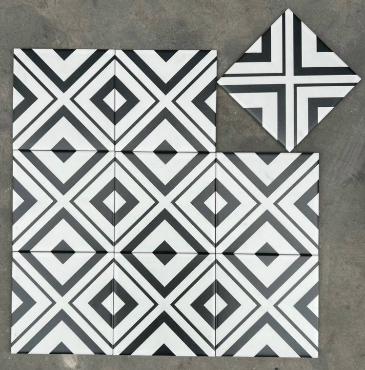 Gạch Bông Men Matt kt 200x200 mm DC2027