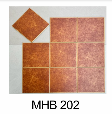 Gạch Bông Màu Giả Cổ kt 200x200mm Men Matt Mã MHB 202