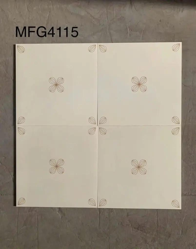 Gạch Bông TQ, KT 400x400mm xương porcelain mặt mờ, mã MFG4115