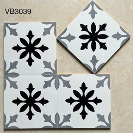 Gạch Bông Xương Ceramic kt 300x300 mm Men Matt Mã VB3039