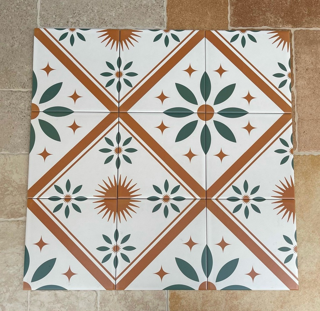 Gạch bông 200x200 mm mã MHB 2148