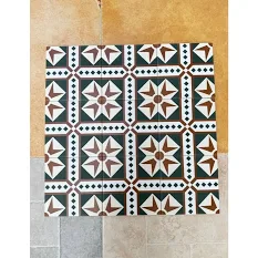 Gạch bông 200x200 mm xẻ góc LZ05