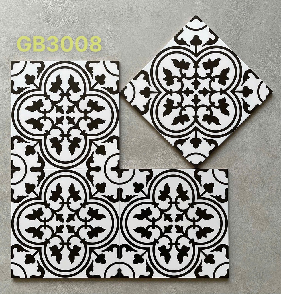 Gạch bông 300x300 mm Ceramic mã GB3008