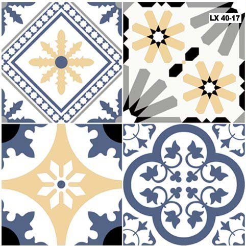 Gạch bông 400x400mm LX40-17 (thùng 0.96m)