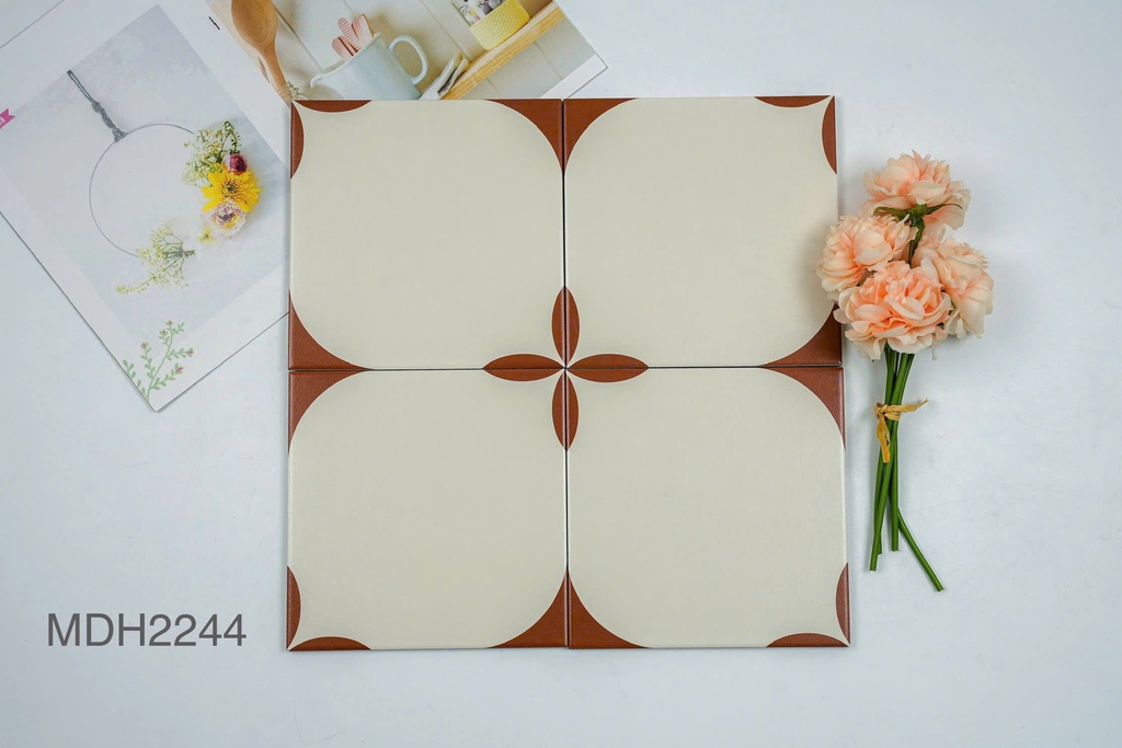 Gạch bông KT 200x200 mm mã MDH2244 (1h/1m/25v)