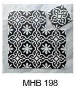 Gạch bông KT 200x200 mm mã MHB 198