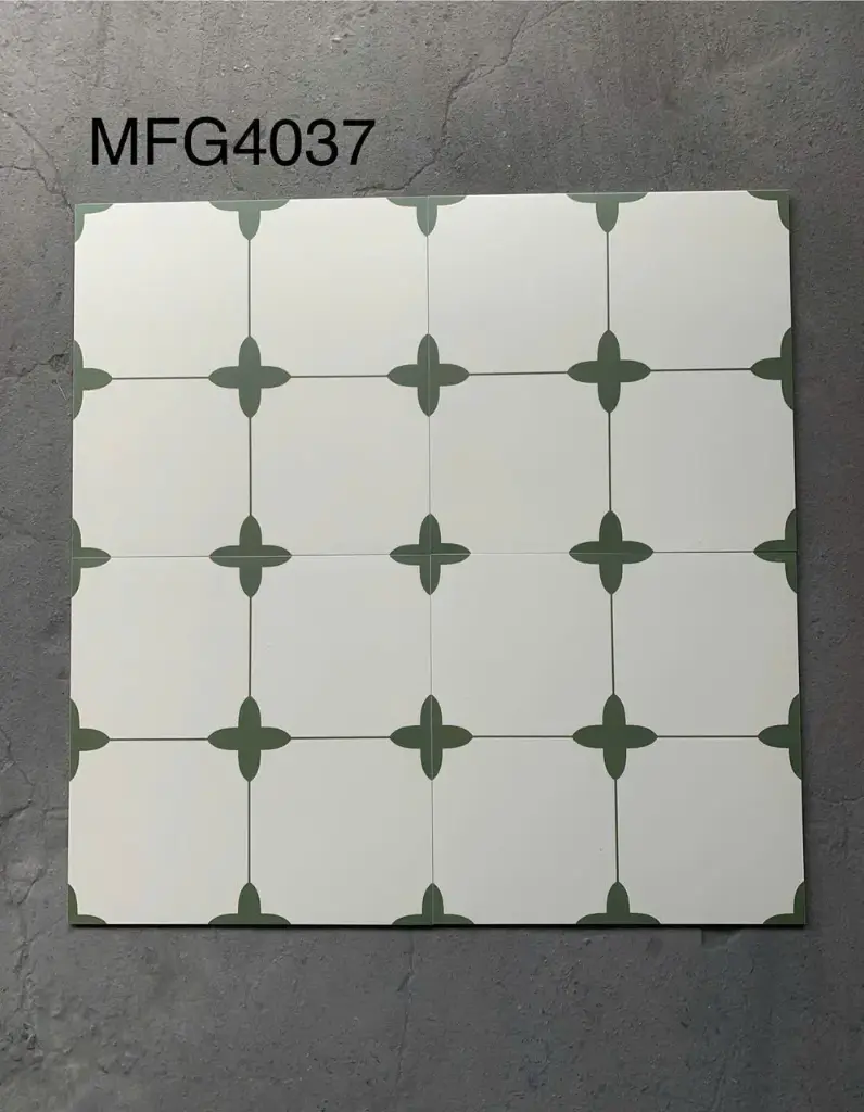 Gạch bông KT 400x400 mm xương Porcelain mã MFG 4037