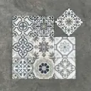 Gạch bông TQ, KT 200x200 mm, Xương Porcelain mặt mờ mã 20109 (GB20109)