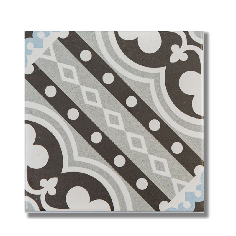 Gạch bông TQ, KT 200x200 mm, Xương Porcelain mặt mờ mã GB_DC211