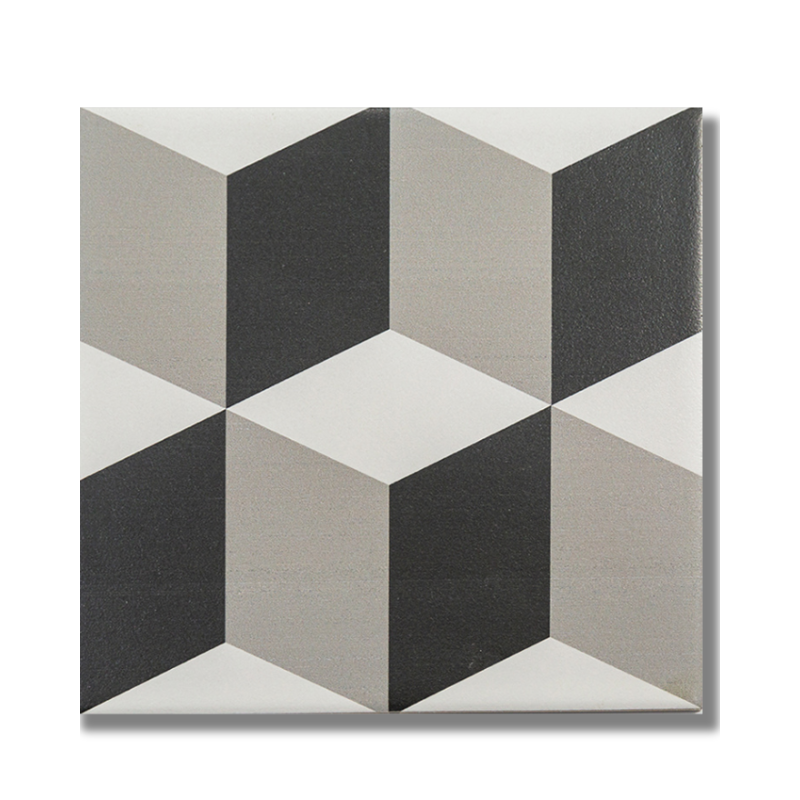 Gạch bông TQ, KT 200x200 mm, Xương Porcelain mặt mờ mã GB_F2091 (F2091/DC204)