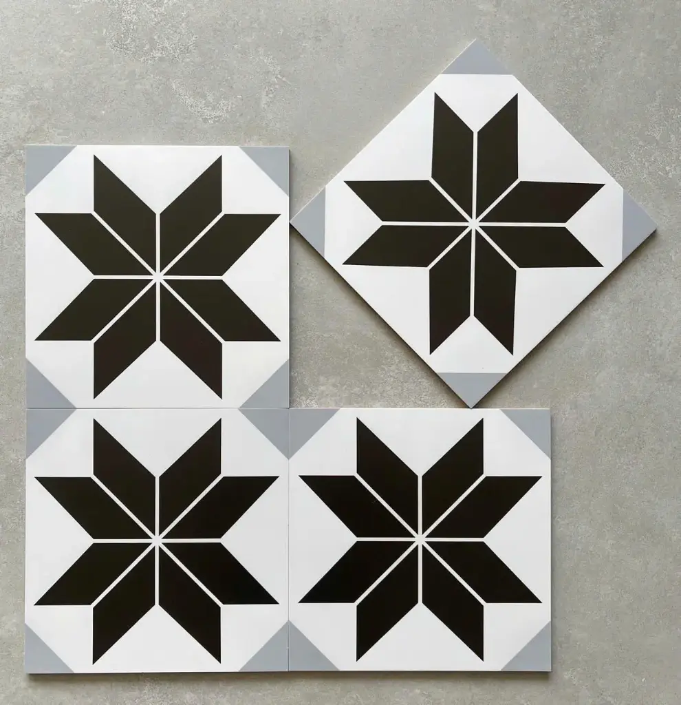 Gạch bông Việt Nam 300x300mm mã GB3003 (1h/1m/11v)