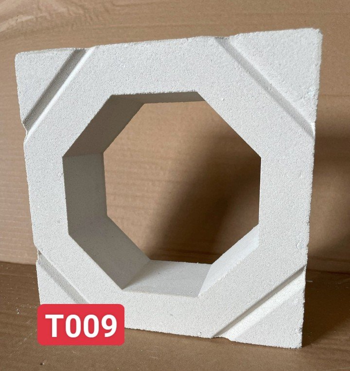 Gạch bông gió Trắng T009 kt 200x200 mmcm