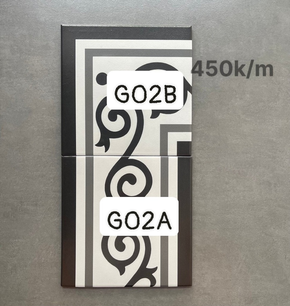 Gạch bông góc KT 200x200mm