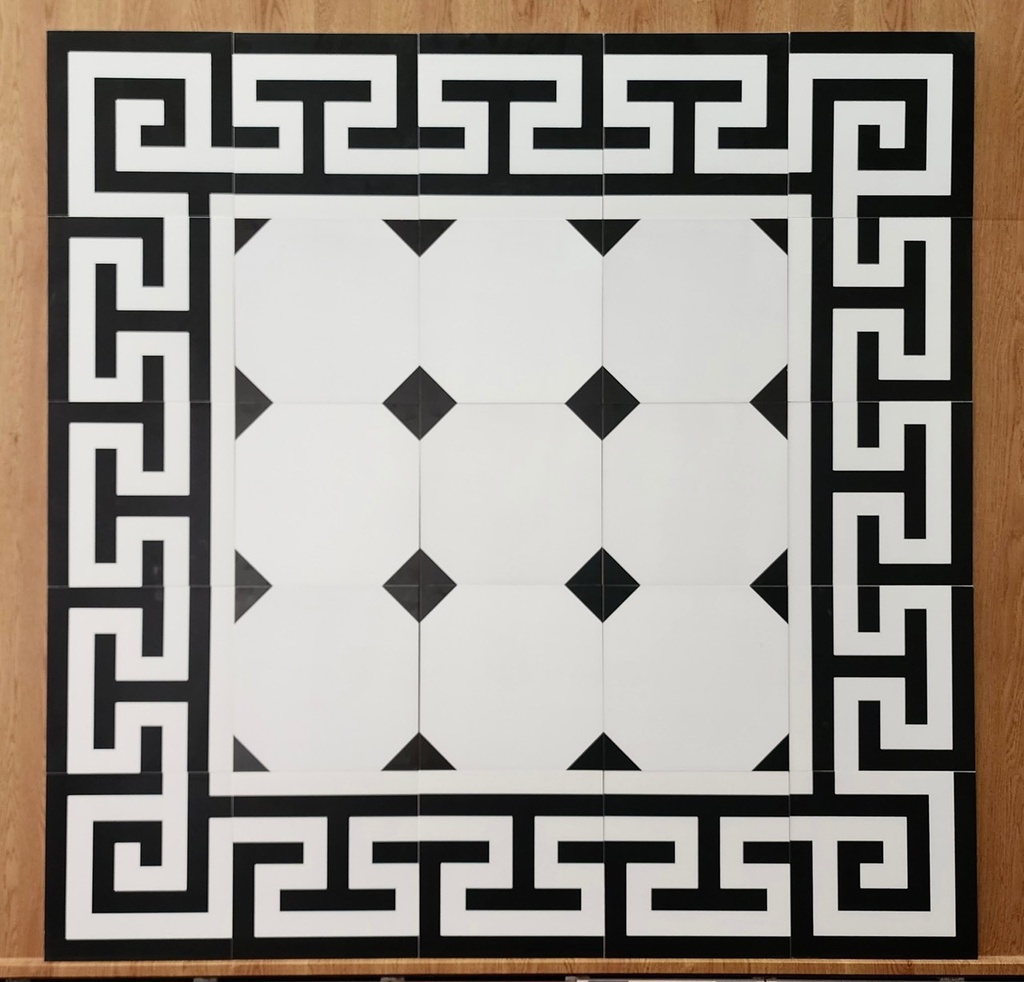 Gạch bông góc KT 300x300mm mã 33050B