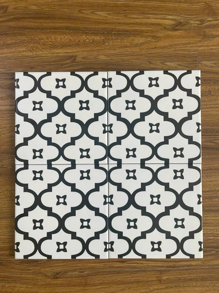 Gạch bông lồng đèn trắng 200x200 mm BH103