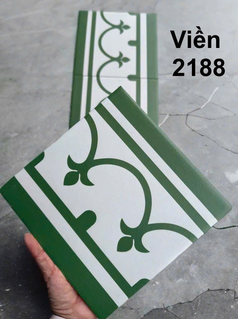 Gạch bông nhập khẩu Porcelain men matt KT 200x200 mm (2188V)