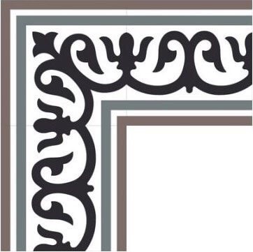 Gạch bông viền V121 KT 200x200 mmcm