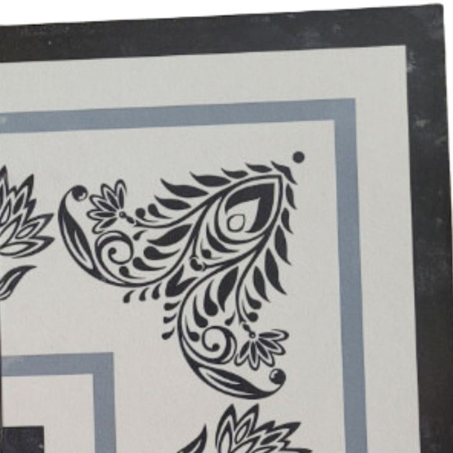 Gạch bông viền góc 200x200 mm 20122A