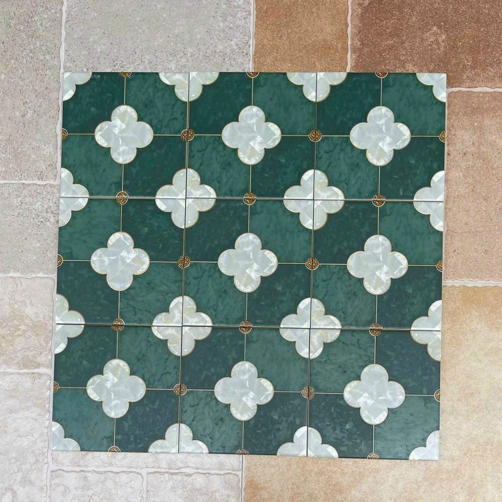 Gạch bông xanh 2149 KT 200x200 mmcm