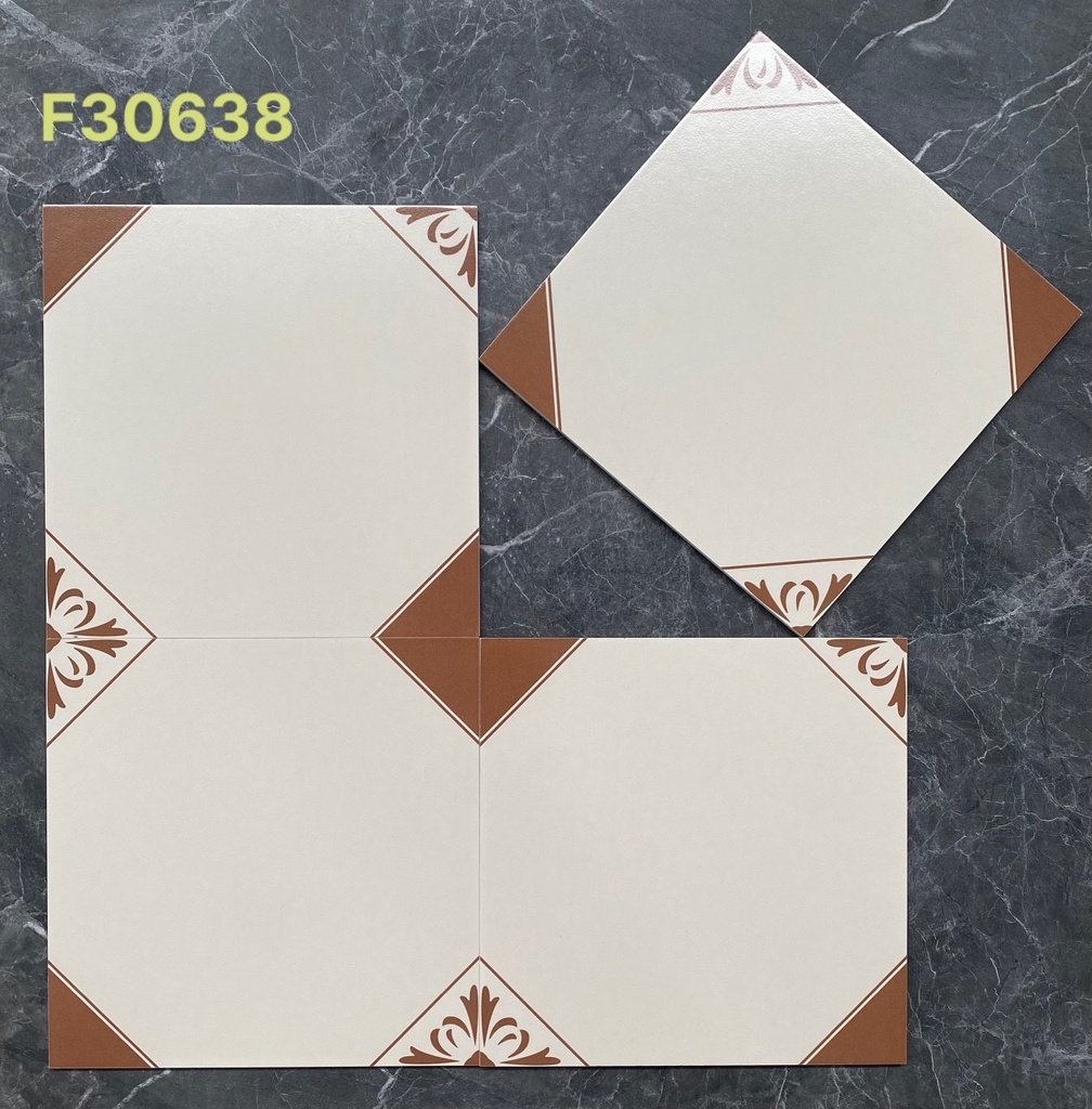 Gạch bông TQ, KT 300x300 mm, Xương Porcelain mặt mờ mã 3135
