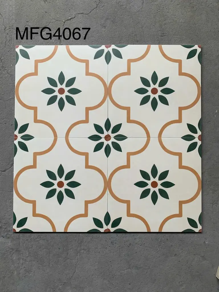 Gạch bông KT 400x400 mm xương Porcelain mã MFG 4067