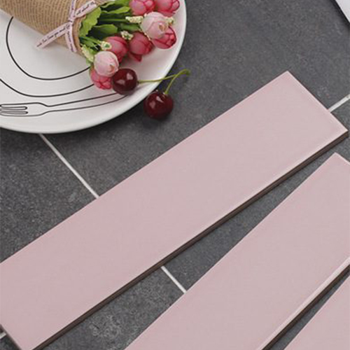 [STA75316_S] Gạch thẻ hồng bóng phẳng loại ưu KT 75x300mm STA75316_S