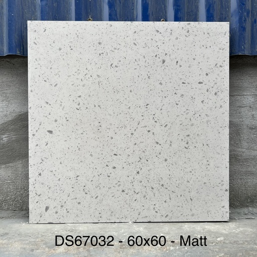[67032_] Gạch Terrazzo TQ, KT 600x600mm Xương Porcelain mờ phẳng mã 67032 