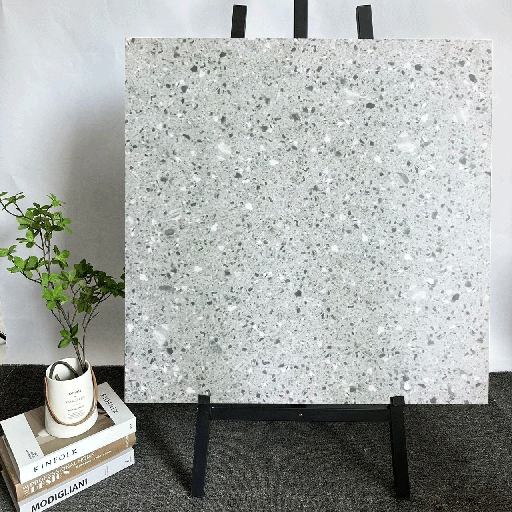 [6605] Gạch terrazzo TQ, KT 600x600 mm porcelain mặt mờ mã 6605