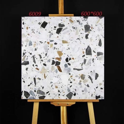 [6009] Gạch terrazzo TQ, KT 600x600 mm porcelain mặt mờ mã  6009