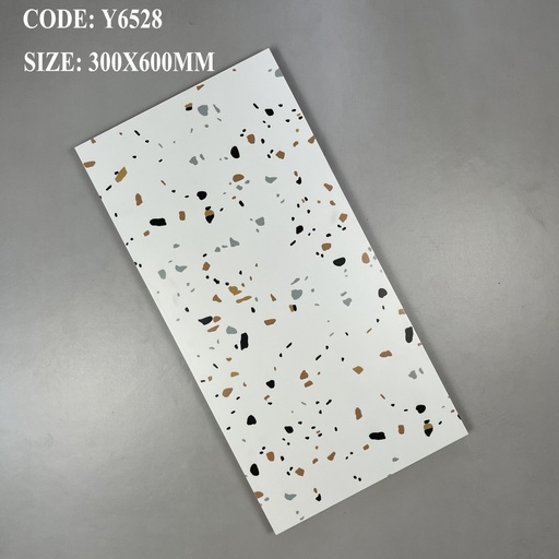 [cũ4341Y6528_SA] Gạch terrazzo VN, KT 300x600 mm xương ceramic mặt mờ mã Y6528_SA (6528) loại 1