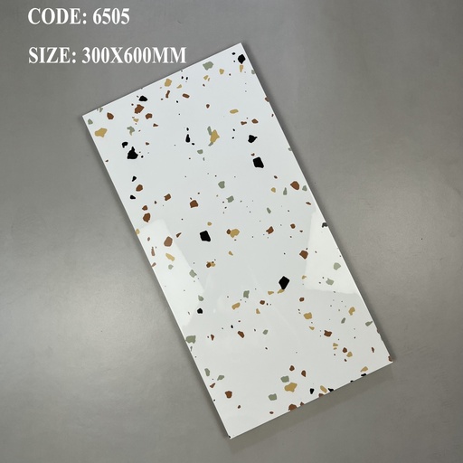 [T6505_SA] Gạch terrazzo VN, KT 300x600 mm xương ceramic mặt mờ mãT6505_SA loại 1 