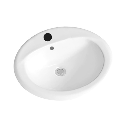 [cũ603DK-104] CHẬU LAVABO DƯƠNG VÀNH DK-L104