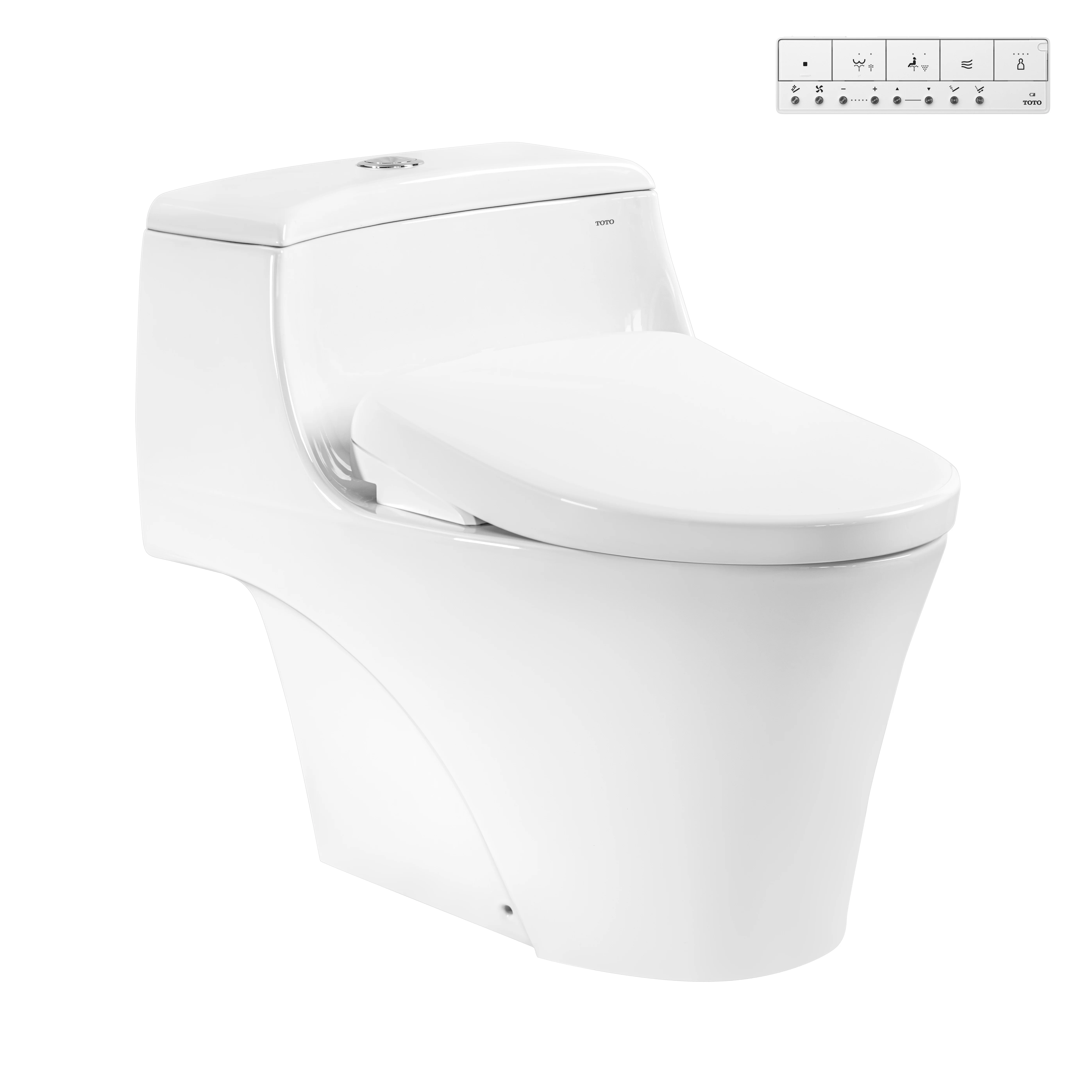 [cũ188MS636CDRW23] Bàn cầu 1 khối kèm nắp rửa điện tử WASHLET dòng S7 – TCF47360GAA MS636CDRW23#XW