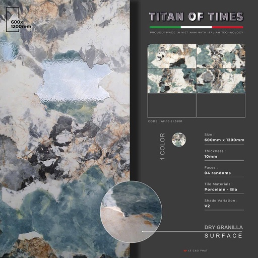 [AF.10.61.5801] Gạch 60x120 dày 10 ly Hiệu Ứng Rải Hạt cao cấp AF.10.61.5801