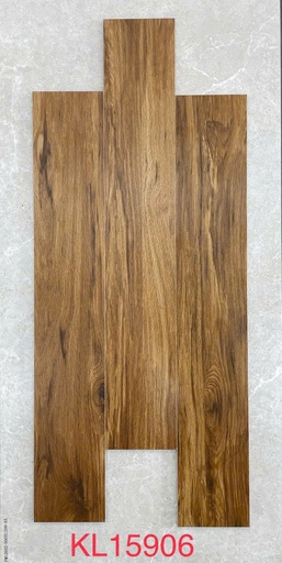 [KL-15906] Gạch giả gỗ mài cạnh 150x900 mã KL-15906