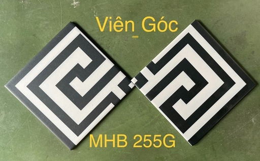 [255G] Gạch bông 200x200 mm viên góc MHB255G