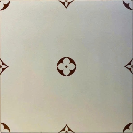 [F4135] Gạch bông TQ, KT 400x400 mm, Xương Porcelain mặt mờ mã F4135 