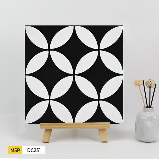 [REP07] Gạch bông TQ, KT 200x200 mm, Xương Porcelain mặt mờ mã REP07 (F2114) (DC231)