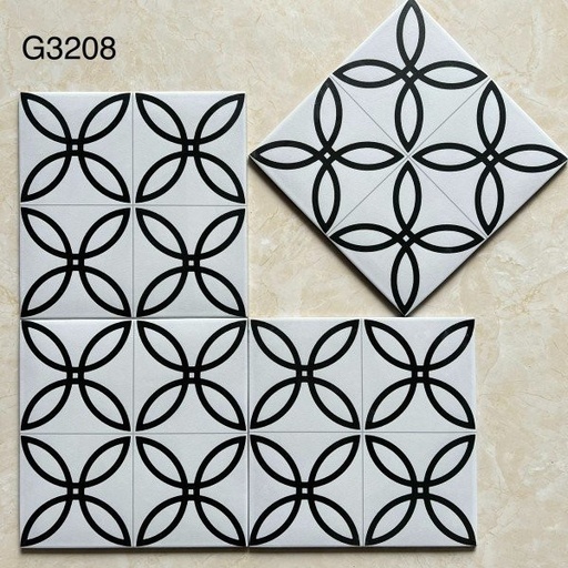 [G3208] Gạch bông 200x200 mm mã G3208