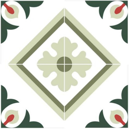 [DC261] Gạch Bông 200x200 mm Men Matt DC261