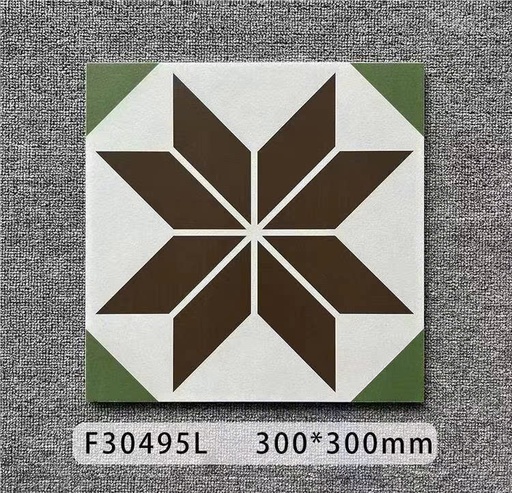 [30495L] Gạch bông 300x300 mm F30495L