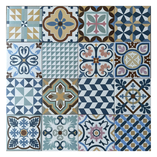 [MHB256] Gạch Bông 200x200 mm men matt MHB 256