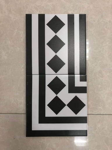 [LZ07] Gạch bông Góc LZ07 KT 200x200 mm