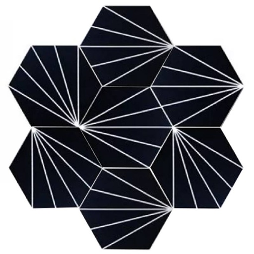 [23016] Gạch Bông Lục Giác 230x200x115 mã 23016