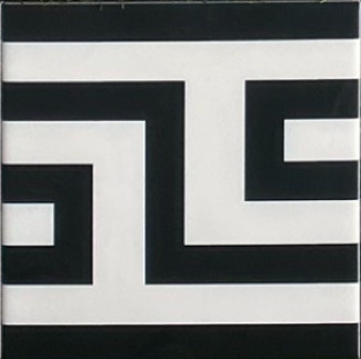 [2033A] Gạch Bông viền KT 200x200 mm mã 2033A