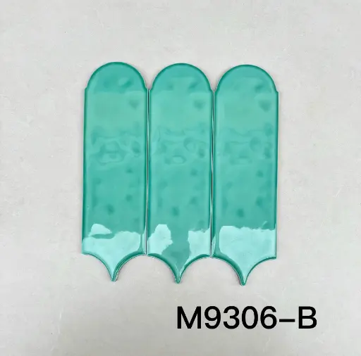 [M9306-B] Gạch lông vũ xanh KT 100x300mm mã M9306-B