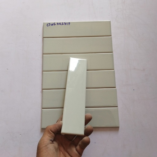 [CTWL05281P] Gạch thẻ VN loại 1 xám bóng phẳng 50x200mm [CTWL05281P](50202)