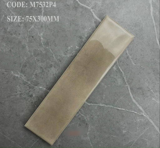 [7532P4] Gạch Thẻ Gợn Sóng 75x300mm mã 7532P4